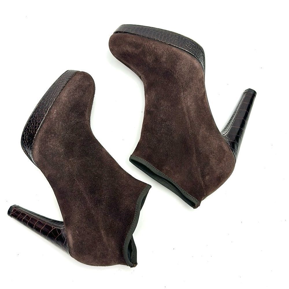 Stuart Weitzman Sockemup Platform Bootie High Hee… - image 4